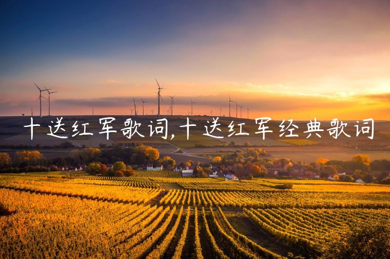 十送紅軍歌詞,十送紅軍經典歌詞