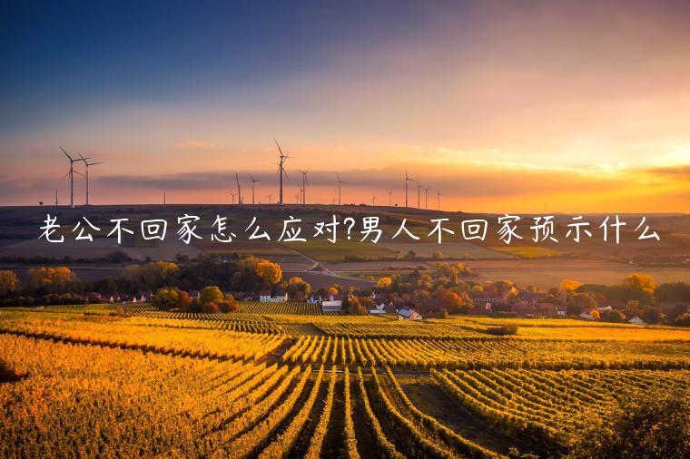 老公不回家怎么應對?男人不回家預示什么