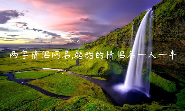 兩字情侶網名,超甜的情侶名一人一半