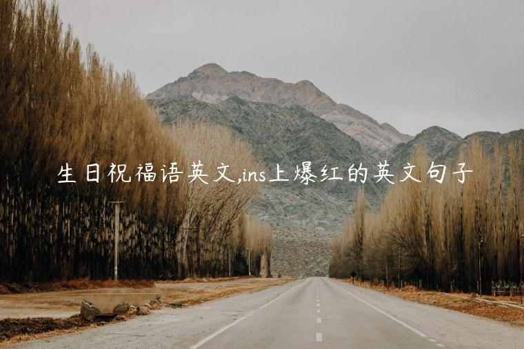 生日祝福語英文,ins上爆紅的英文句子