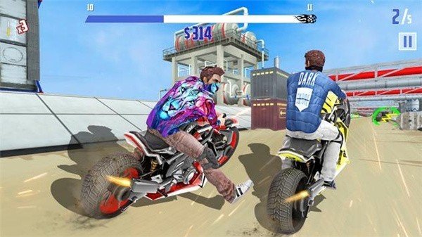 摩托車翻轉賽游戲0
