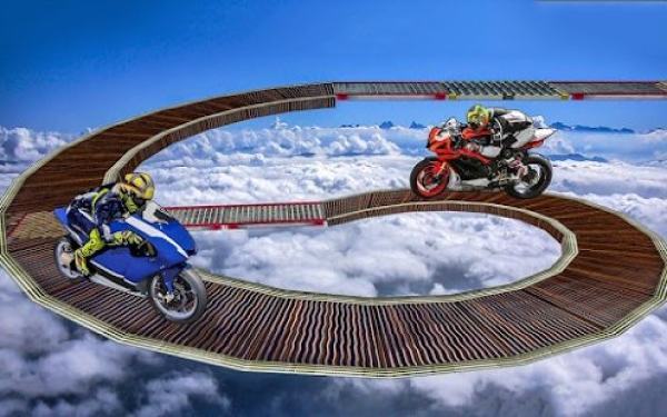 摩托車空中跳躍手游0