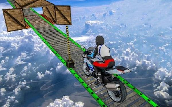 摩托車空中跳躍手游1