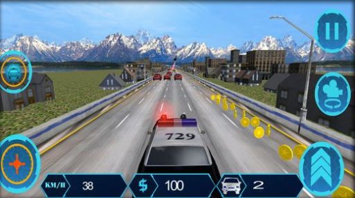 警察公路追逐游戲2