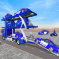 警察運輸卡車3D