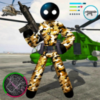 火柴人陸軍戰(zhàn)爭(army stickman rope hero)