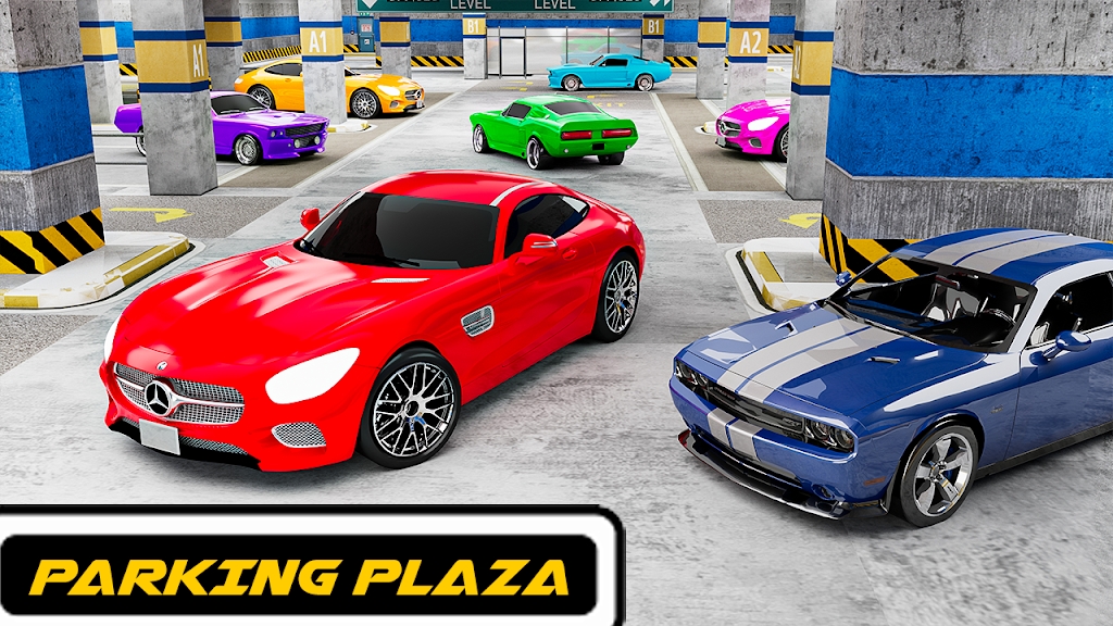 廣場停車場模擬器3D(Plaza Car Parking Simulator 3D)0