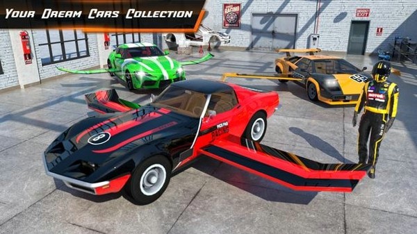 現(xiàn)代飛行汽車模擬器3D2