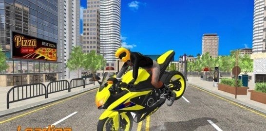 摩托車城市競速0