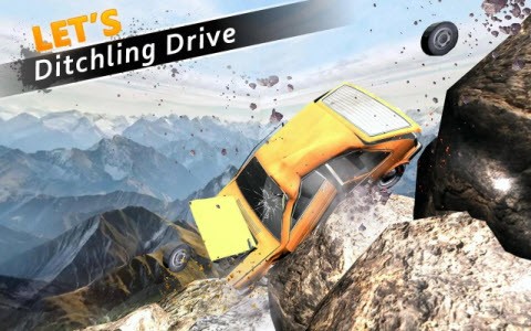 汽車碰撞飛躍峽谷(Car Crash Driving Leap of Death)1