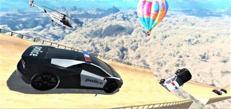 警車特技游戲2