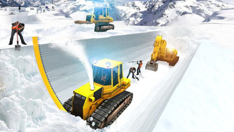 雪地挖掘機模擬器2