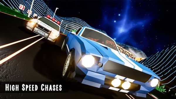 高速公路警車追擊0