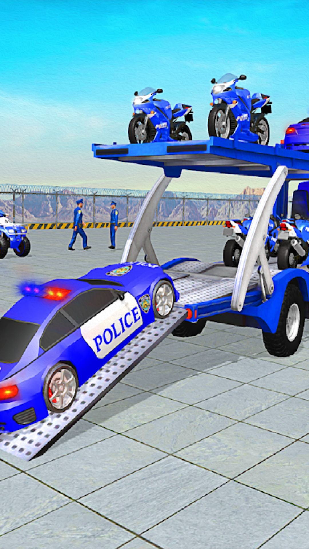 警察運(yùn)輸卡車3D0