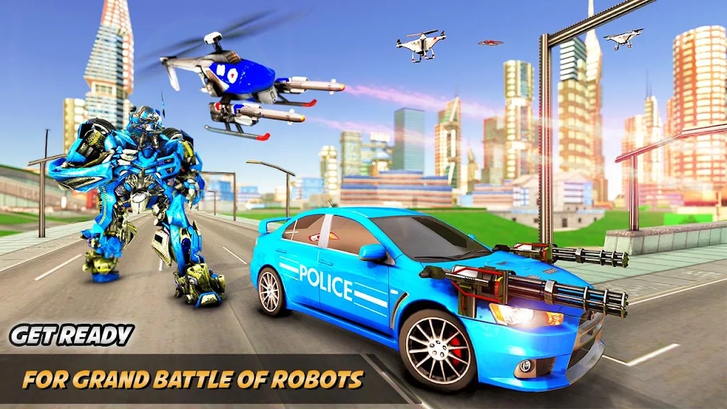無人機大戰汽車人(Drone Robot Transform)2