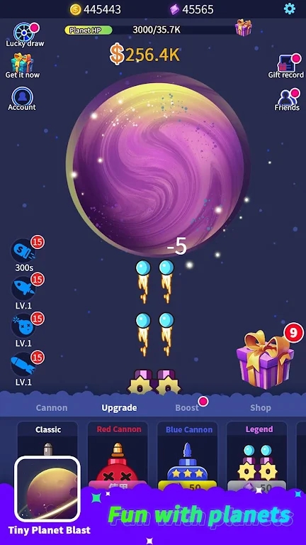 導彈摧毀星球(Tiny Planet Blast)0