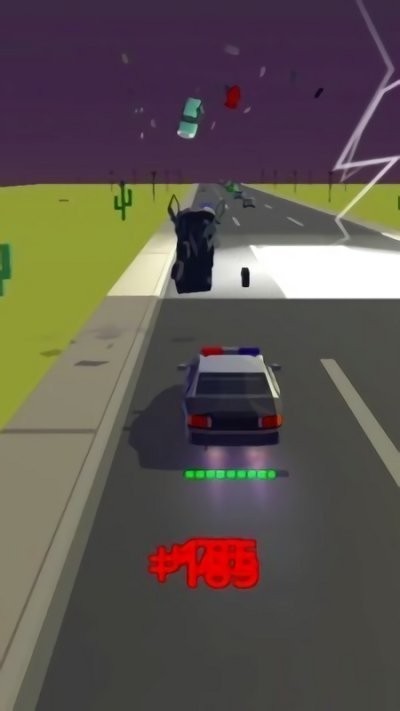 汽車(chē)街頭粉碎1