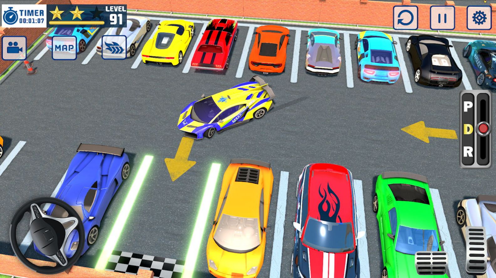 免費停車場模擬駕駛(Real Car Parker)0
