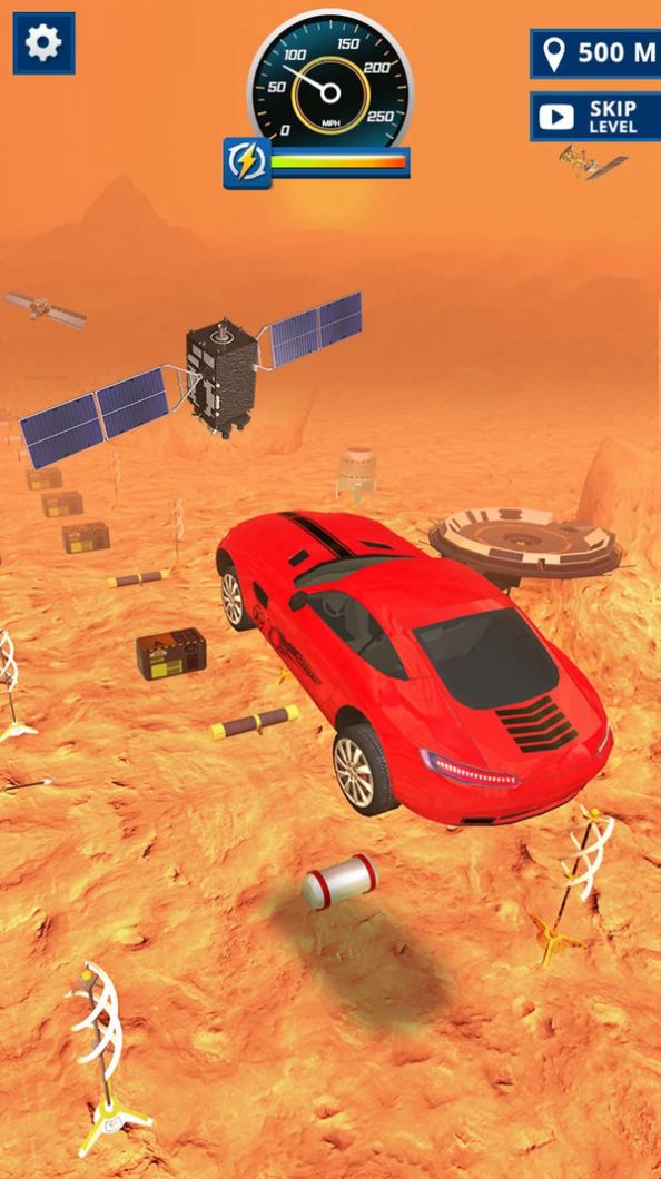 坡道怪物卡車3D(Monster truck game: Impossible Car Stunts 3D)0