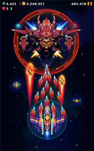 空中軍隊(duì)彈幕射擊游戲2