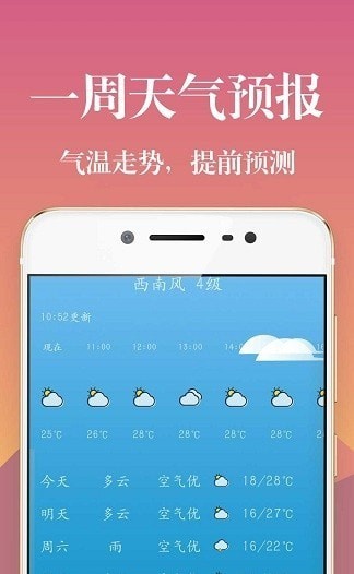實時天氣預報通0
