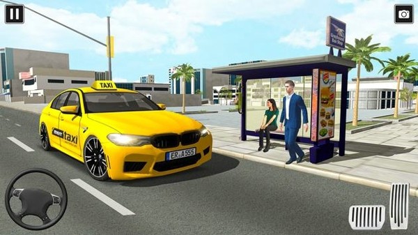 出租車瘋狂司機(jī)模擬器3D(Taxi Driving Game)0