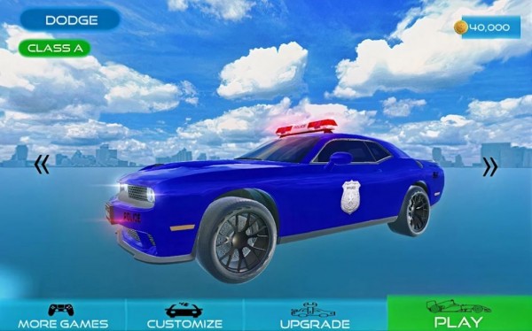 真正的道奇肌肉警車駕駛1