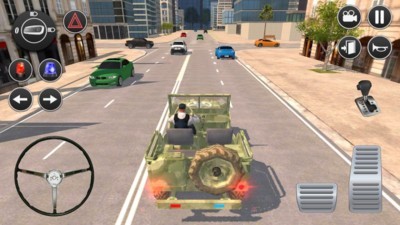 警察吉普車模擬器1