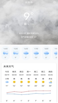 知云天氣APP1