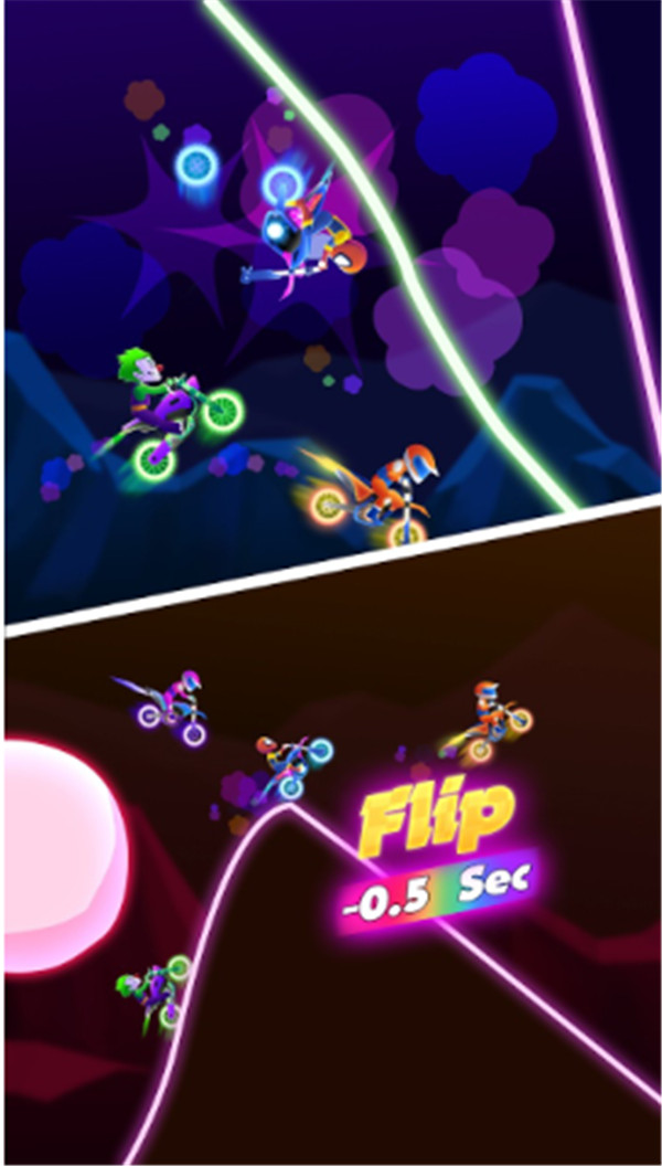 摩托霓虹賽車(Moto Bike Neon Racing)2