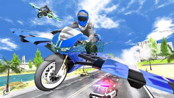 飛行摩托駕駛(Flying Bike Sim)0