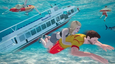 海灘救生員模擬器0