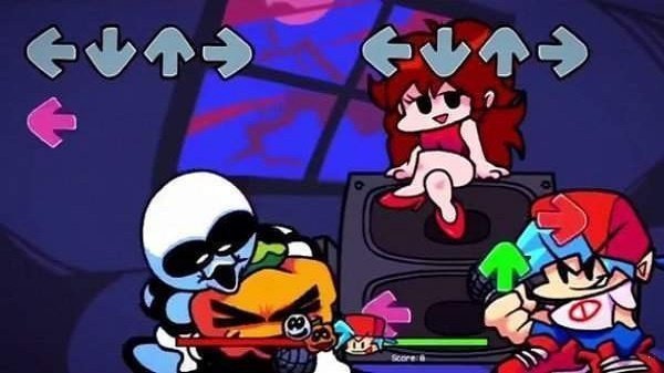 周五夜放克太空人小黃飛艇對決FNF安卓版1