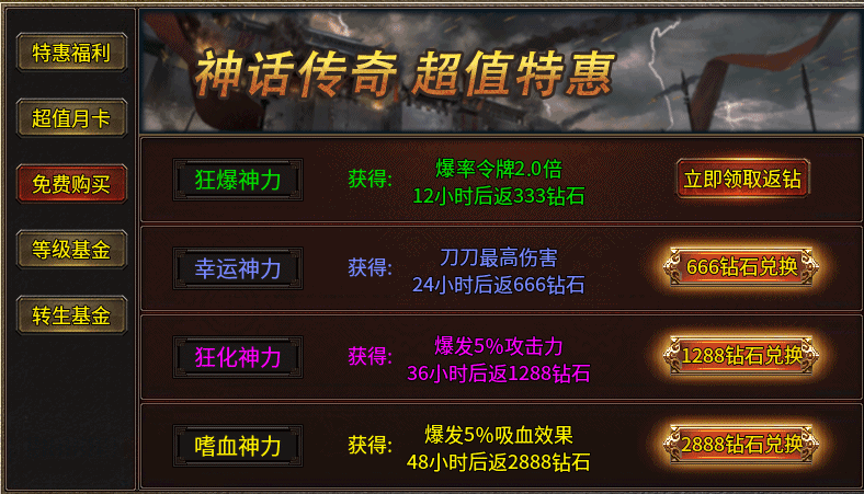 刺沙神話單職業(yè)復(fù)古版3