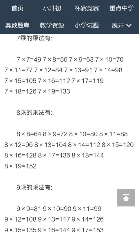 乘法練習2