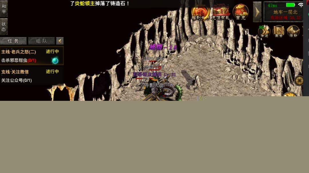 骷髏王精靈帝國新版打金服0