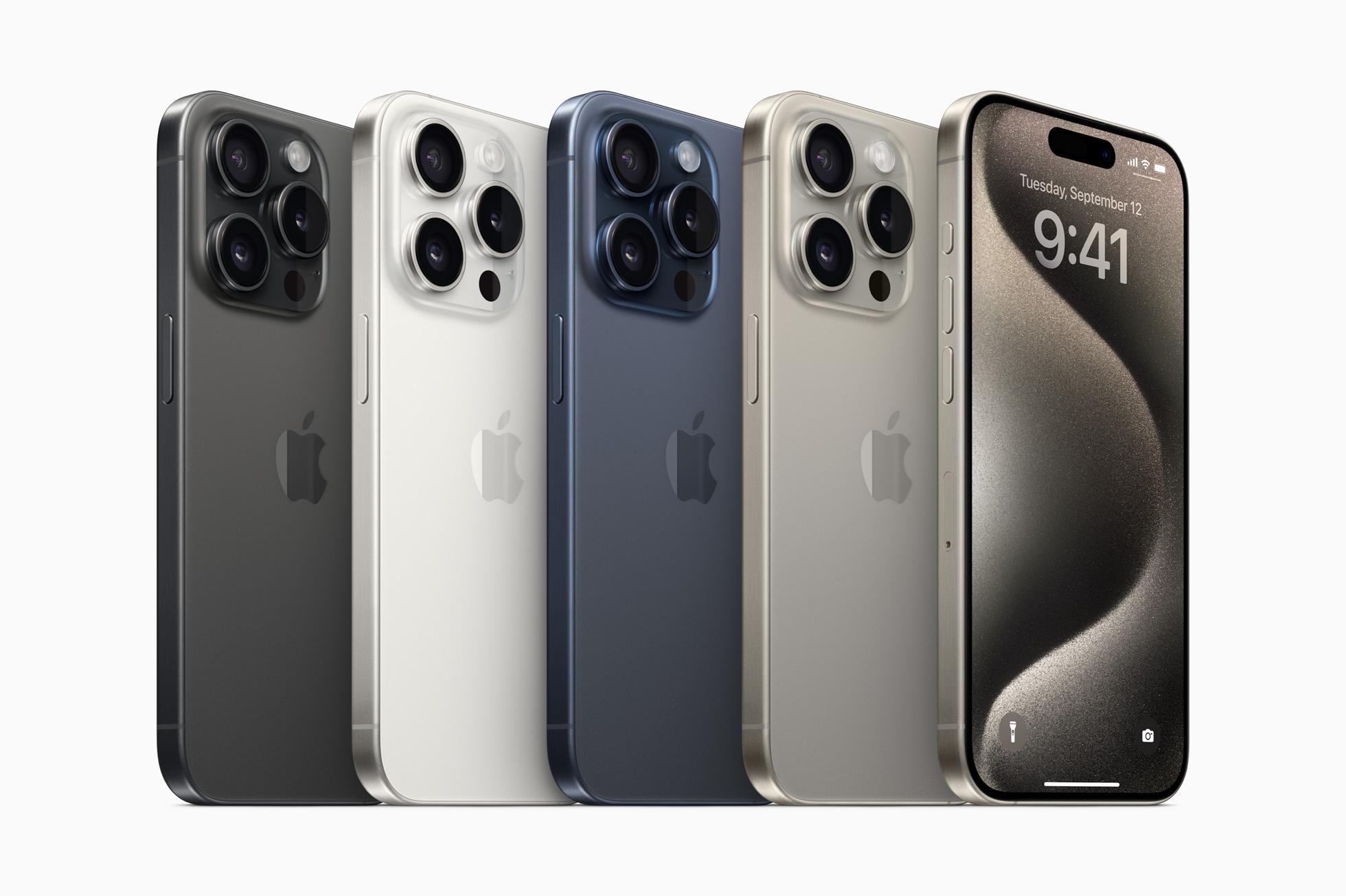 iPhone 15全系列配置參數-iPhone 15 Pro采用鈦合金