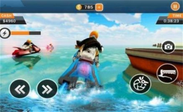 水上漂浮沖浪比賽2