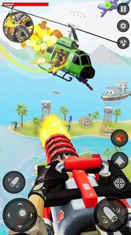 武裝直升機(jī)炮手射擊1