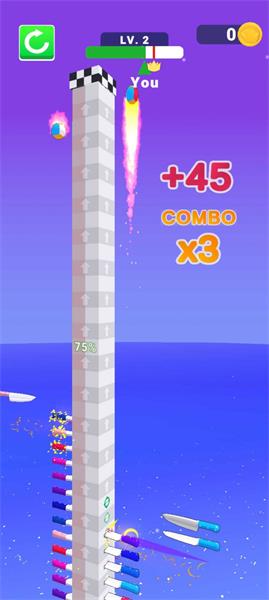 抖音彈射飛刀2