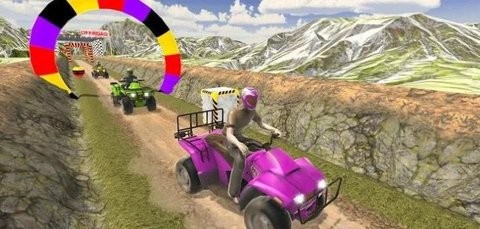 山地四輪摩托車賽1
