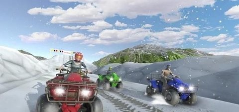 山地四輪摩托車賽0