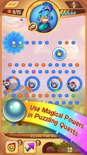 幻幻球大爆炸內購修改版(Peggle Blast)1