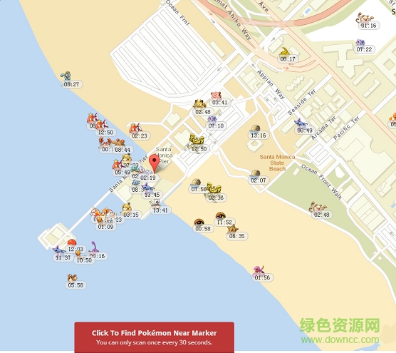 pokevision口袋妖怪go精靈跟蹤定位軟件0