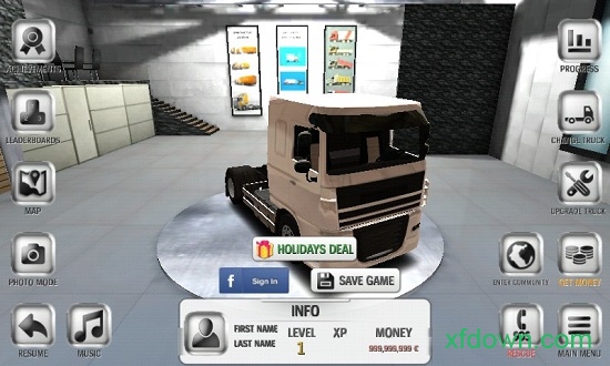 英國卡車模擬手機中文版(Truck Simulator)1