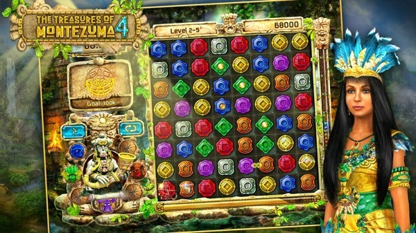 蒙特祖瑪的寶藏4手機版(Montezuma Puzzle 4)1