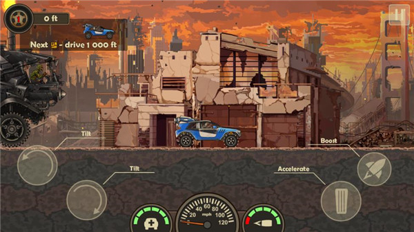 戰(zhàn)車撞僵尸3無敵版 v1.0.4安卓版3