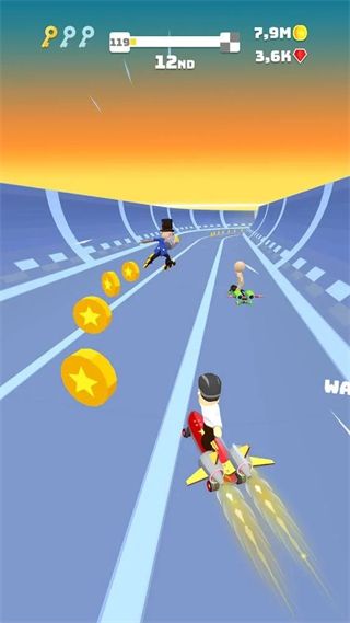渦輪巨星最新版(Turbo Stars)跑酷闖關(guān)游戲 v1.8.24 安卓手機版1
