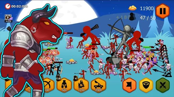 火柴人之戰2帝國戰爭官方正版(stickman battle 2) v1.5.4 安卓手機版4