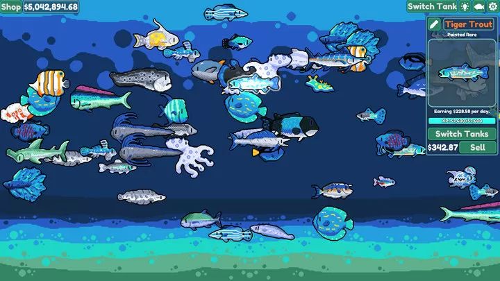 輕松水族館官方版(休閑解壓放置類游戲) v1.1.5 安卓手機版0
